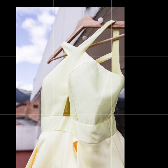 Yellow Elegant dress for prom, Quinceañera